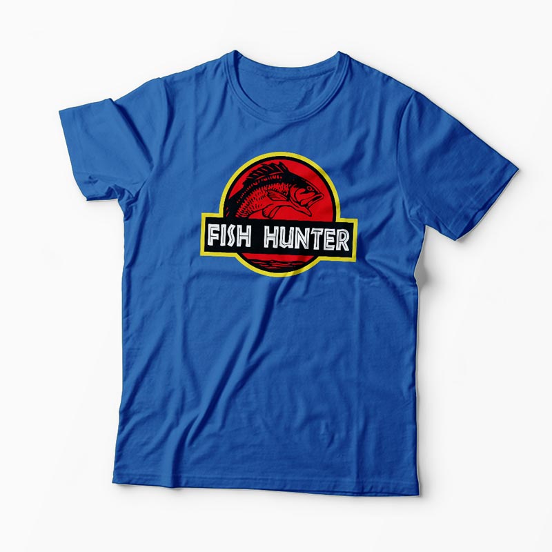 Tricou Pescar - Vânător de Pești - Bărbați-Albastru Regal